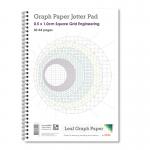 Leaf Graph A4 Graph Paper 5mm 0.5cm Squared Engineering Wirebound Book (50 pages) LG0903-013-8