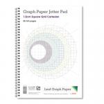 Leaf Graph A4 Graph Paper 10mm 1cm Squared Wirebound Book (50 pages) LG0903-015-2