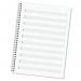 Leaf Graph A4 Guitar Tab Music 10x Six String Tab Staves Wirebound Book (50 pages) LG0903-0314-2