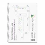 Leaf Graph A4 Vehicle Mileage Log Book Wirebound Book (50 pages) LG0903-032-0