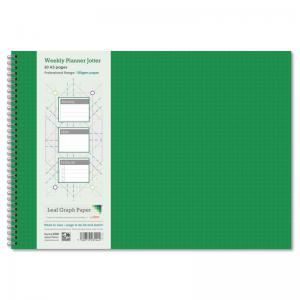 Leaf Graph A3 Weekly Planner Week to View Wirebound Book 60 pages