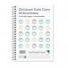 Leaf Graph A5 Childcare Daily Diary Wirebound Book EYFS (124 pages) LG0905-020-8