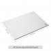 RHINO Office A3 Desk Pad 50 Sheets 5mm Squared 90gsm FSC Paper RDPS-6