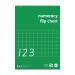 RHINO Education A1 Numeracy Flip Chart Pad 30 Leaf 50mm Squared with Plain Reverse RENFC-2