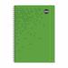 RHINO A4 Polypropylene Twinwire Notebook with Elastic Band 200 Pages / 100 Leaf 8mm Lined RNSE8-6