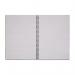 RHINO A4 Polypropylene Twinwire Notebook with Elastic Band 200 Pages / 100 Leaf 8mm Lined RNSE8-6