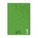 RHINO A4 Polypropylene Twinwire Notebook with Elastic Band 200 Pages / 100 Leaf 8mm Lined RNSE8-6