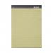 RHINO A4 Legal Pad Perforated 100 Pages / 50 Leaf Yellow Paper 8mm Lined with Margin RPY4FM-0