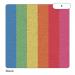 RHINO Education 13 x 9 Scrapbook Paper Pad 80 Pages / 40 Leaf Multi-Coloured Sugar Paper SB2-8