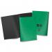 RHINO Education 13 x 9 Scrapbook 24 Pages 12 Leaf Black Sugar Paper SB3-0