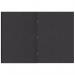 RHINO Education 13 x 9 Scrapbook 36 Pages 18 Leaf Black Sugar Paper SB7-8