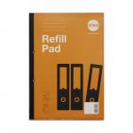 RHINO A4 Refill Pad Sidebound 320 Pages / 160 Leaf 6mm Lined with Margin SDNM-2