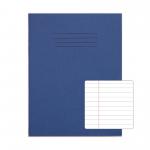 RHINO 9 x 7 Exercise Book 96 Pages / 48 Leaf Dark Blue 8mm Lined with Margin VAA037-0