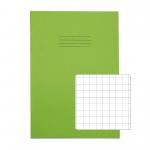 RHINO A4 Exercise Book 32 Pages / 16 Leaf Light Green 10mm Squared VDU014-151-8