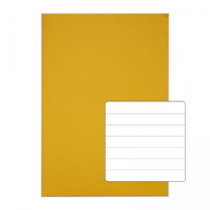 Click to view product details and reviews for Rhino 13 X 9 A4 Oversized Exercise Book 40 Pages 20 Leaf Yellow 12mm.