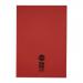 RHINO 13 x 9 A4+ Oversized Exercise Book 40 Pages / 20 Leaf Red 12mm Lined VDU024-210-2