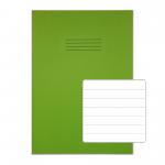 RHINO 13 x 9 A4+ Oversized Exercise Book 40 Pages / 20 Leaf Light Green 12mm Lined VDU024-220-4