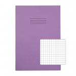 RHINO 13 x 9 Oversized Exercise Book 40 Page, Purple, S7 VDU024-330-8