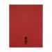 RHINO A3+ Oversized Exercise Book 40 Pages / 20 Leaf Red Plain VDU040-030-8