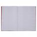 RHINO 13 x 9 A4+ Oversized Exercise Book 48 pages / 24 Leaf Red 8mm Lined with Margin VDU048-200-2