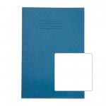 RHINO 13 x 9 A4+ Oversized Exercise Book 80 Pages / 40 Leaf Light Blue Plain VDU080-161-6