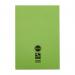 RHINO 13 x 9 A4+ Oversized Exercise Book 80 Pages / 40 Leaf Light Green 10mm Squared VDU080-328-6