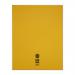 RHINO 13 x 9 A4+ Oversized Exercise Book 80 Pages / 40 Leaf Yellow 10mm Squared VDU080-330-2