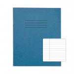 RHINO 8 x 6.5 Exercise Book 32 Pages / 16 Leaf Light Blue 8mm Lined with Margin VEX142-194-4