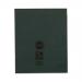 RHINO 8 x 6.5 Exercise Book 48 Pages / 24 Leaf Dark Green 8mm Lined with Plain Reverse VEX342-189-6