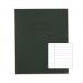 RHINO 8 x 6.5 Exercise Book 48 Pages / 24 Leaf Dark Green 8mm Lined with Margin VEX342-192-4