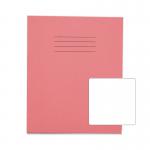 RHINO 8 x 6.5 Exercise Book 48 Pages / 24 Leaf Pink Plain VEX342-24-6