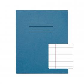 RHINO 8 x 6.5 Exercise Book 48 pages / 24 Leaf Light Blue 8mm Lined with Margin VEX342-354-4
