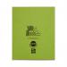 RHINO 8 x 6.5 Exercise Book 48 pages / 24 Leaf Light Green 8mm Lined with Margin VEX342-367-2