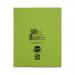 RHINO 8 x 6.5 Exercise Book 48 pages / 24 Leaf Light Green 8mm Lined with Margin VEX342-367-2