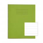 RHINO 8 x 6.5 Exercise Book 48 pages / 24 Leaf Light Green 15mm Lined VEX342-480-4