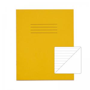 RHINO 8 x 6.5 Exercise Book 48 pages 24 Leaf Yellow 8mm Lined with