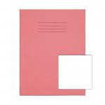 RHINO 9 x 7 Exercise Book 48 Pages / 24 Leaf Pink Plain VEX352-21-2