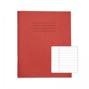 RHINO 8 x 6.5 Exercise Book 120 Pages 60 Leaf Red 8mm Lined with