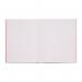 RHINO 8 x 6.5 Exercise Book 80 Pages / 40 Leaf Pink Plain VEX544-15-4