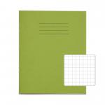 RHINO 8 x 6.5 Exercise Book 80 Page, Light Green, S10 VEX544-222-0