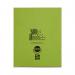 RHINO 8 x 6.5 Exercise Book 80 Pages / 40 Leaf Light Green 8mm Lined with Margin VEX544-235-8