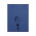 RHINO 8 x 6.5 Exercise Book 80 Pages / 40 Leaf Dark Blue 8mm Lined with Margin VEX544-99-8