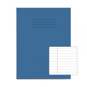 RHINO 9 x 7 Exercise Book 80 Pages 40 Leaf Light Blue 8mm Lined with Margin VEX554-119-2