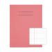 RHINO 9 x 7 Exercise Book 80 Pages / 40 Leaf Pink 8mm Lined with Margin VEX554-164-2