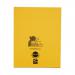 RHINO 9 x 7 Exercise Book 80 Pages / 40 Leaf Yellow 5mm Squared VEX554-274-6