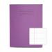 RHINO 9 x 7 Exercise Book 80 Pages / 40 Leaf Purple 8mm Lined with Margin VEX554-300-6