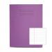 RHINO 9 x 7 Exercise Book 80 Pages / 40 Leaf Purple 8mm Lined with Margin VEX554-300-6