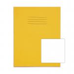 RHINO 9 x 7 Exercise Book 80 Pages / 40 Leaf Yellow Plain VEX554-368-4