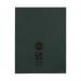 RHINO 9 x 7 Exercise Book 80 Pages / 40 Leaf Dark Green 8mm Lined with Plain Reverse VEX554-67-0