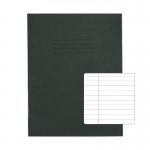 RHINO 9 x 7 Exercise Book 80 Pages / 40 Leaf Dark Green 8mm Lined with Margin VEX554-83-6